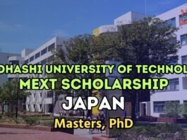 Toyohashi University of Technology MEXT Scholarship 2025–26 in Japan – Fully Funded Master’s & PhD Opportunities