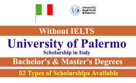 University of Palermo Scholarship 2025-26 in Italy (Without IELTS) – Fully Funded